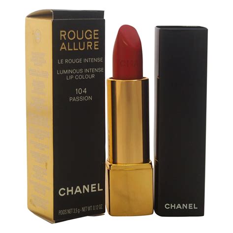 chanel lipstick 104 passion|ROUGE ALLURE Luminous intense lip colour 104 .